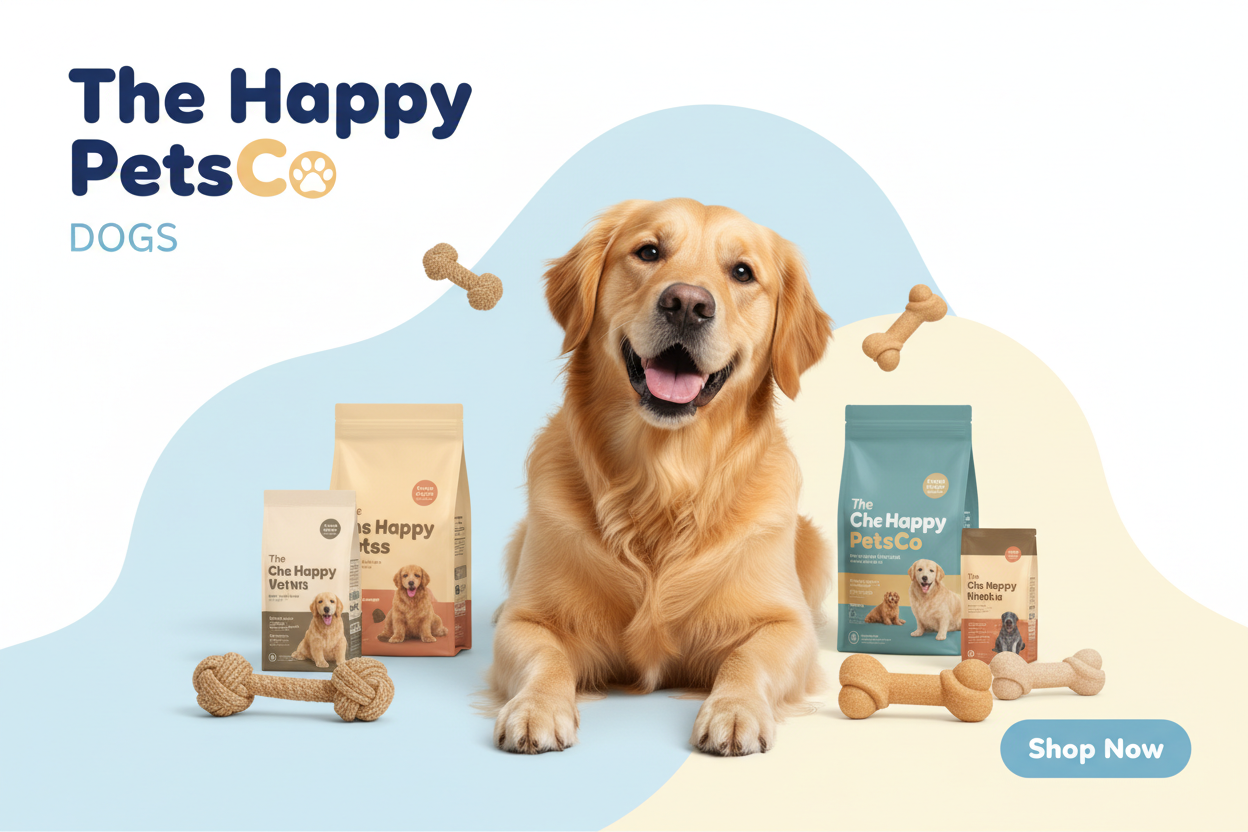 Dogs Banner - The Happy PetsCo