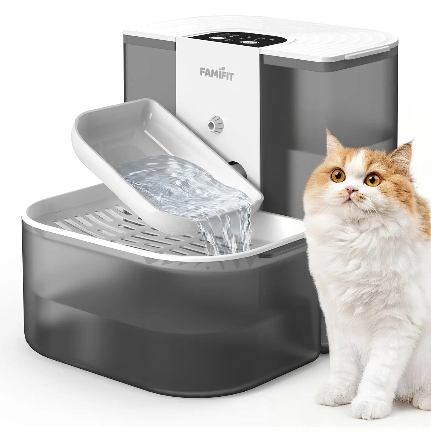 Whispering Cat Water Fountain